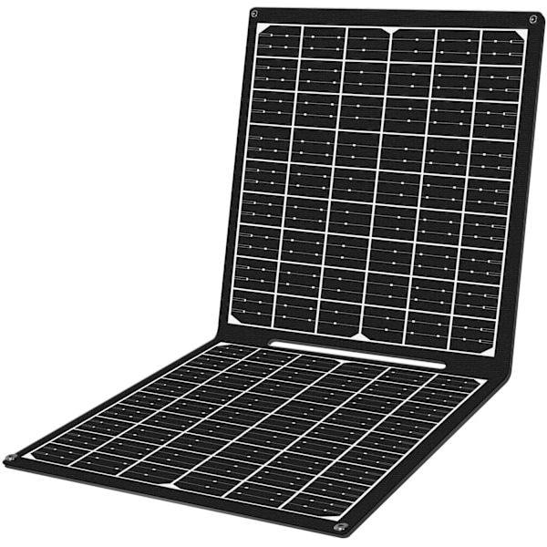 Foldbart solpanel med USB-oplader 1x USB-C, 1x USB-A 30W
