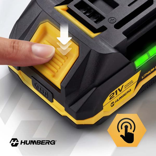 21V 2Ah litiumjonbatteri för elverktyg, 5 celler