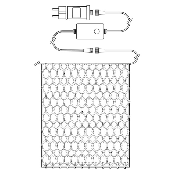 SmartLife Jouluvalot | Verkko | Wi-Fi | Lämmin Valkoinen | 280 LED's | 3.00 m | 3 x 2 m | Android™ / IOS
