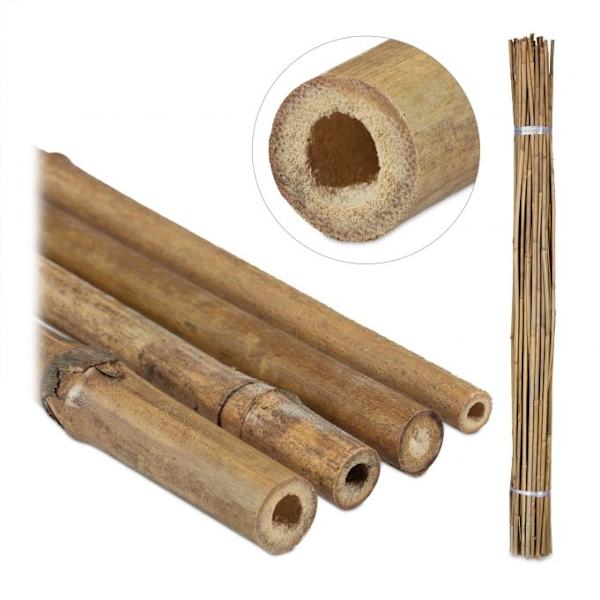 Bambupinnar 150 cm i set om 40