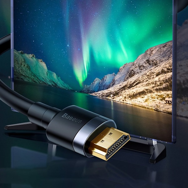 HDMI 2.0 4K 60 Hz 3D 18 Gbps kabel 2 m sort