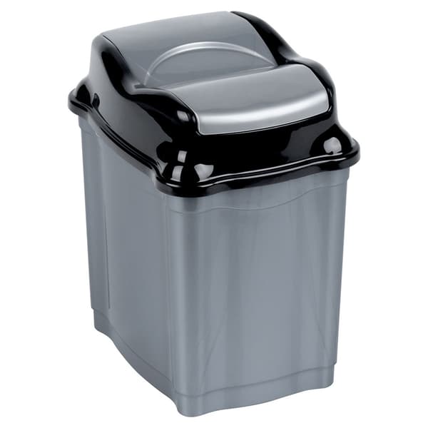 Plastsoptunna grå 5 l