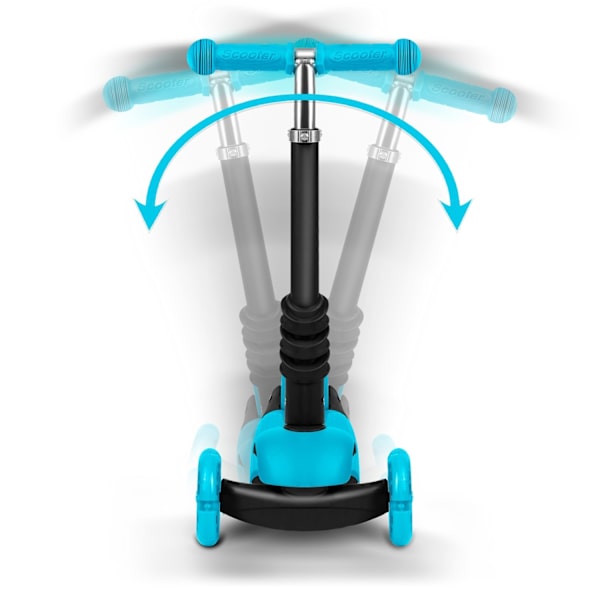 Tre-hjulig sparkcykel Ricokids Buggy - turkos