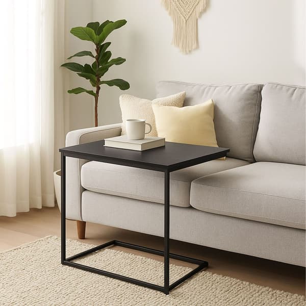 C-formet sidebord – Pladsbesparende, industrielt design