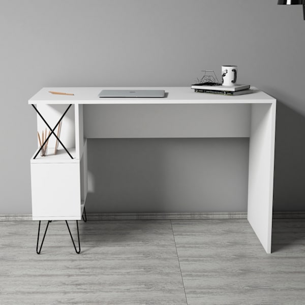 Study Desk Extra - valkoinen