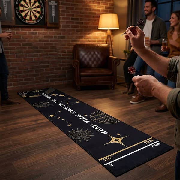 Dartmatta med ochelänk, 60x260 cm, halkfri