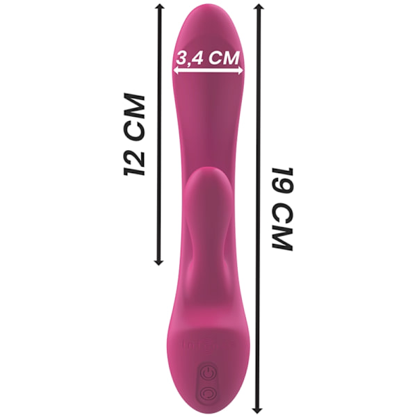 Intense - Luigi Rabbit Vibrator Pink Liquid Silicone
