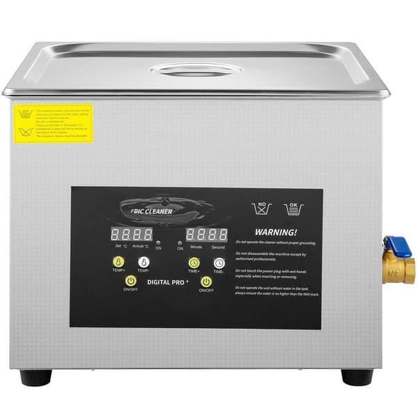 Ultralydsrenser 15L, digital varmetimer, 40kHz