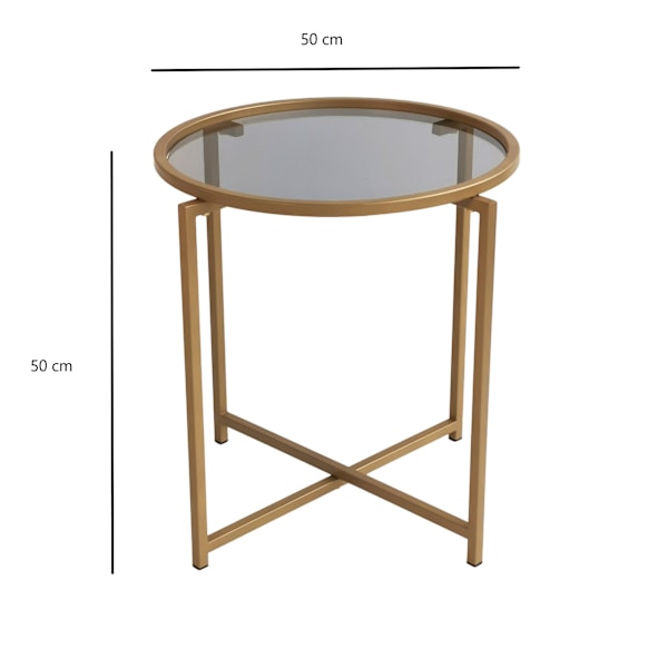Soffbord S407K - Guld