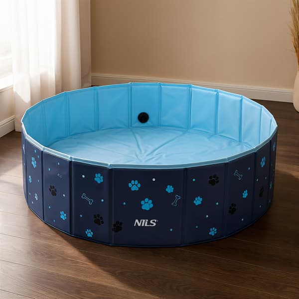 Folding Dog Pool XL – 120x30 cm, holdbart design