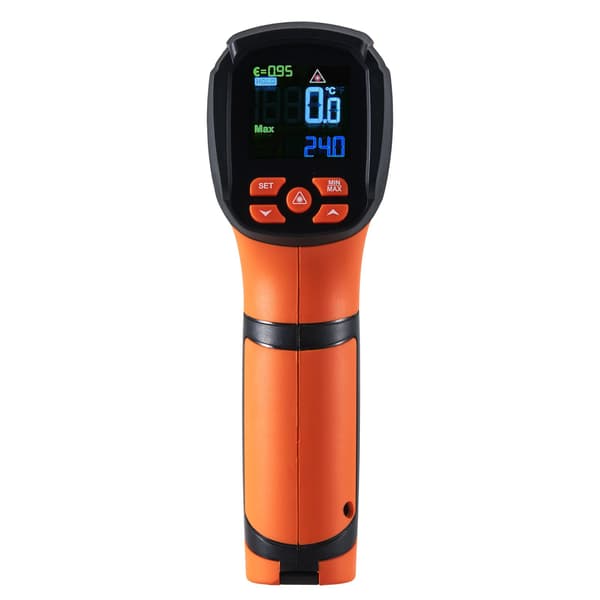 Infrapunalämpömittaripistooli, kaksoislaser, -40–2732F alue