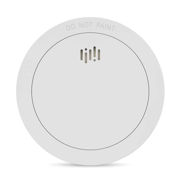 Røgdetektor med 10 års batteri og alarm