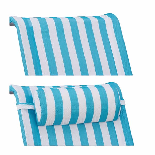 Messingstol med nakkepude - foldbar
