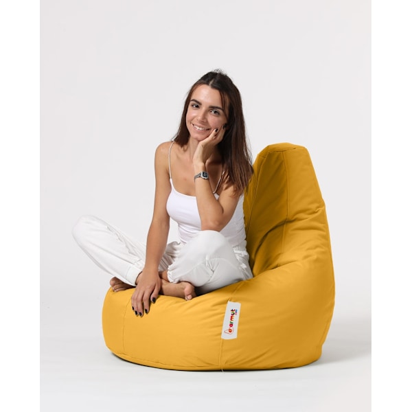 Garden Bean Bag Drop L - keltainen