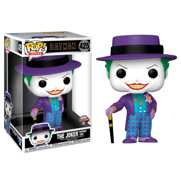 POP hahmo DC Comics Batman 1989 Joker hattu Exclusive 25cm