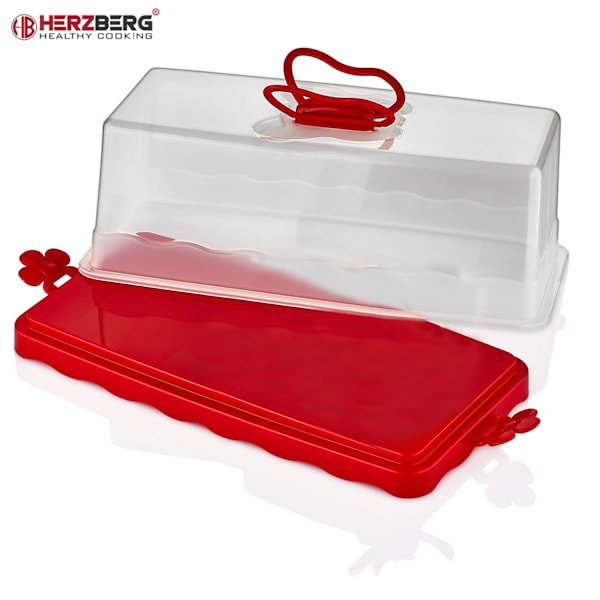 Herzberg HG-L575: Baton Cake Dome punainen