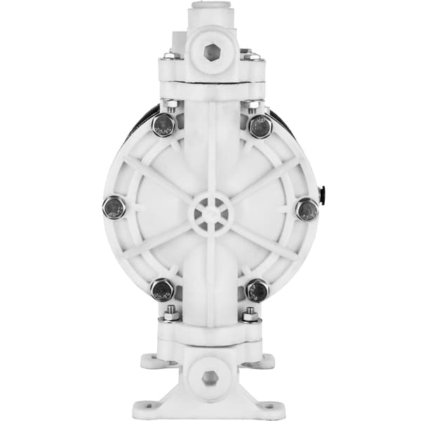 Luftdriven dubbelmembranpump, PTFE, 2,5 GPM, 1/2 tum