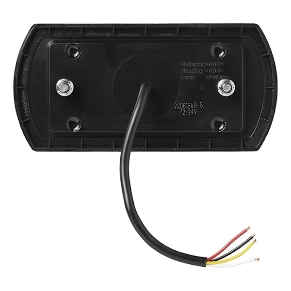 Baglygte 5 funktion 225 x 105 mm 43LED venstre