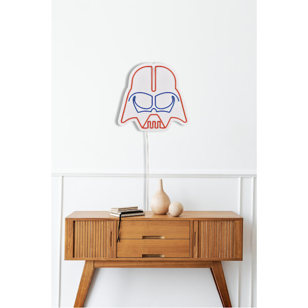 Dekorativ Plast Led-belysning Darth Vader - Röd Blå