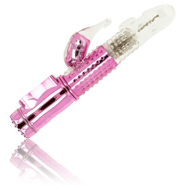 Ohmama - Vibrator med rotationsfunktion og klitorisstimulator