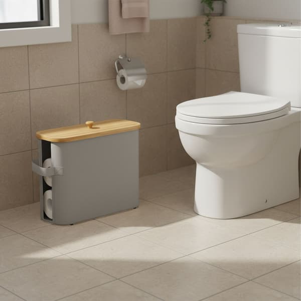 Toiletpapiropbevaring, stofholder, 12 ruller