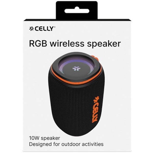Aura Bluetooth-högtalare 10W RGB Orange