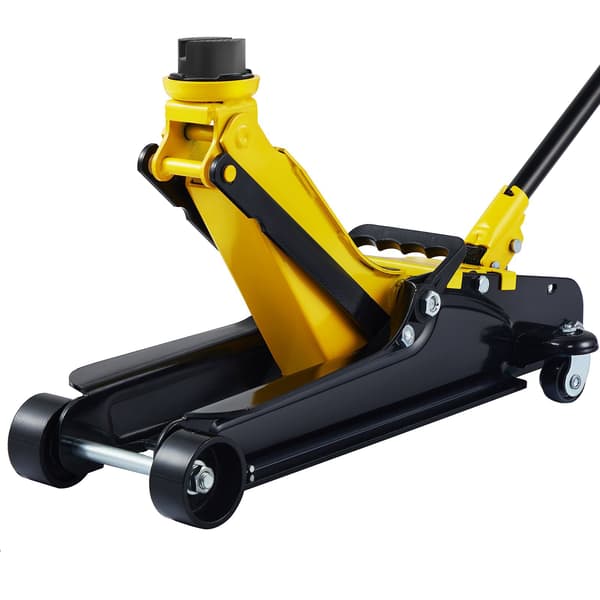 Domkraft, 2,5 ton lågprofilstål, 85–380 mm