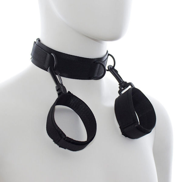 Ohmama Fetish - Nylon käsiraudat ja kaulus