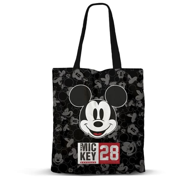 Mickey Mouse indkøbstaske, 40 cm størrelse, slidstærkt materiale