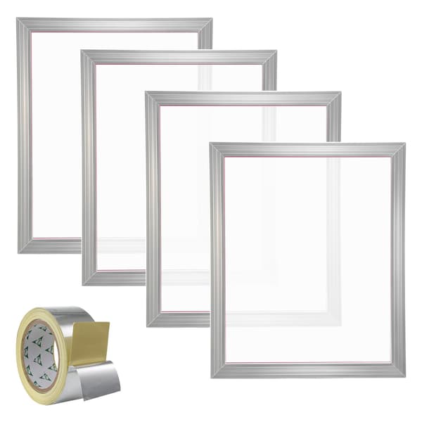 Ramar för silkscreentryck, 4-pack 20x24 tum, 355 mesh