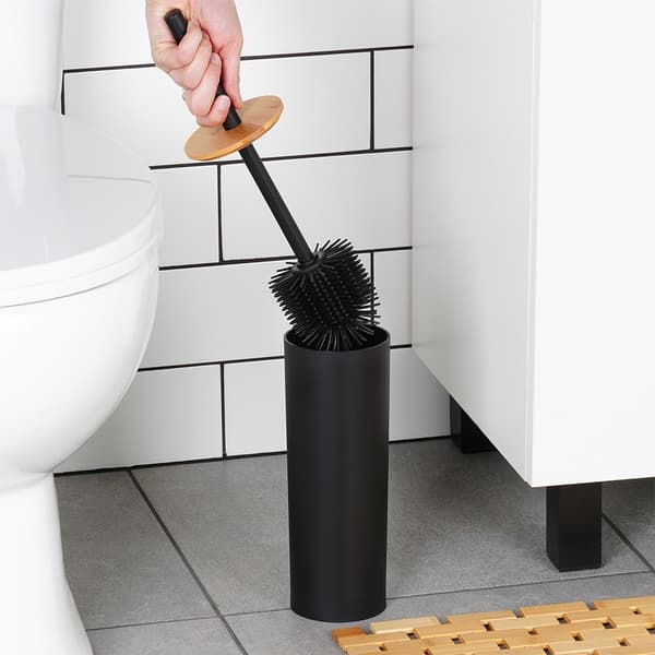 Black Metal wc-harja jalustalla, 36,5 cm