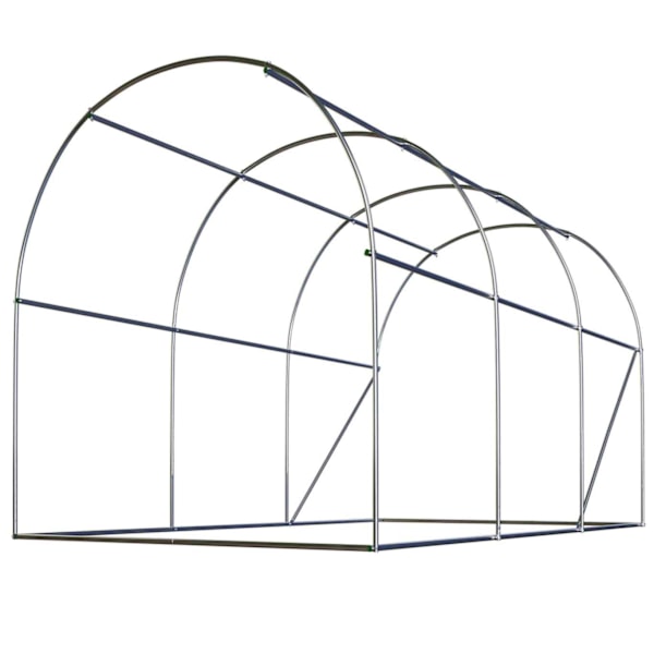 Havetunnel 2 x 3,5 m (7 m2) hvid Plonos