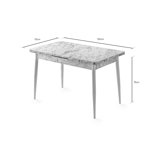 Utdragbart matbord Ay - 1183