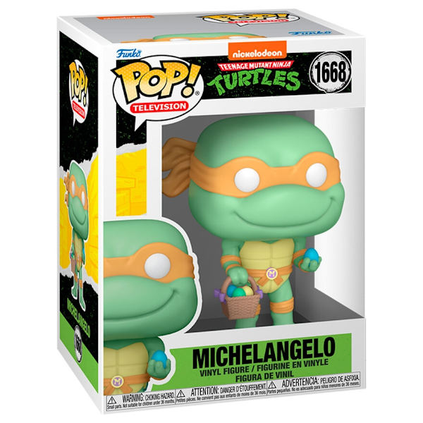 Ninja Turtles Michelangelo påskeæg legetøj, sjovt samleobjekt