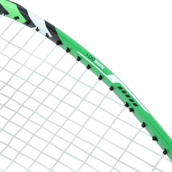 Crossminton Set med 2 racketar, fjäderbollar, grönt skydd
