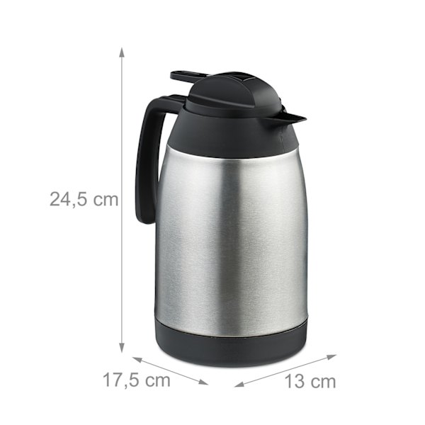Vakuumkande i rustfrit stål 1,5 liter
