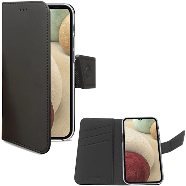 Pung etui Galaxy A12 Sort