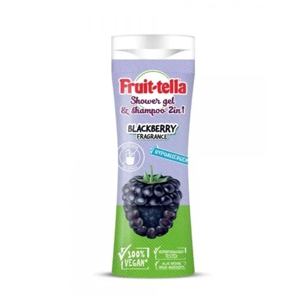 2in1 duschgel och schampo 'Blackberry Stimulation' från Fruittel
