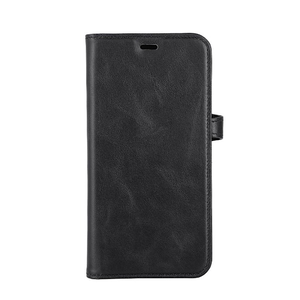 BUFFALO 2-i-1 tegnebog læder 3 kort iPhone 14 Plus 6,7" Sort
