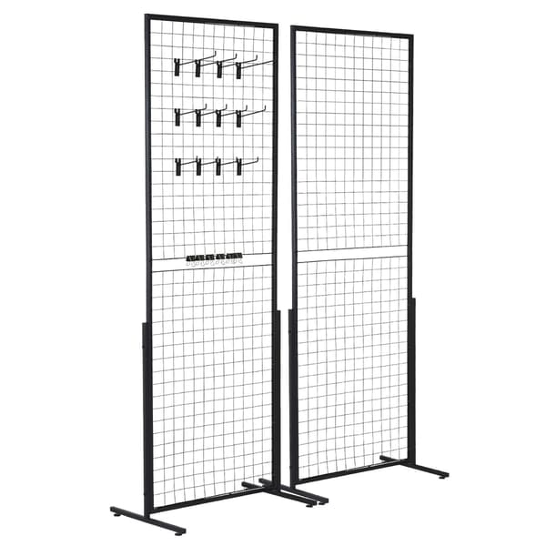Gridwall-displaypaneler, 2-pack, T-bas, 61x170,7 cm