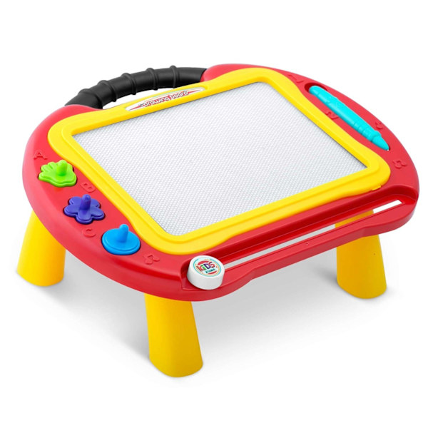 Tegnebord med tavle til børn - Ricokids (rød)