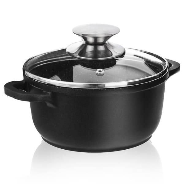 Non-stick Gryta med Ångventil för Alla Spisar