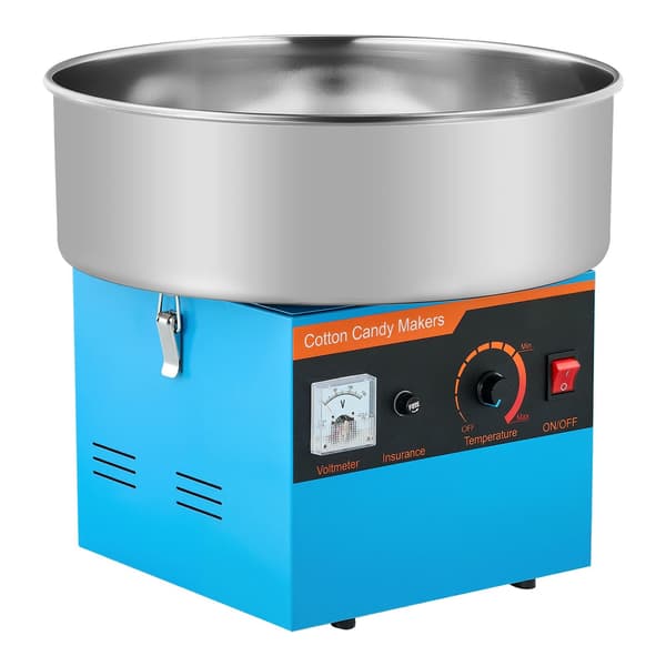 Sockervaddsmaskin, 1000W, 38 cm stålskål, skopa