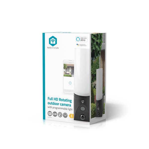 SmartLife Ulkokamera | Wi-Fi | Ympäristön valo | Full HD 1080p | IP65 | MicroSD (ei sisälly) / Onvif / Pilvipalvelutallennus (valinnainen) | 100 - 240