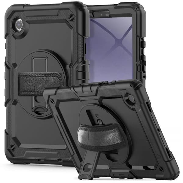 Tech-Protect Samsung Galaxy Tab A9 Solid360 -suojakotelo - Musta