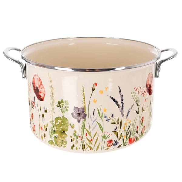 Emaljgräddkanna, 26 cm, 6,5 l, ugnssäker
