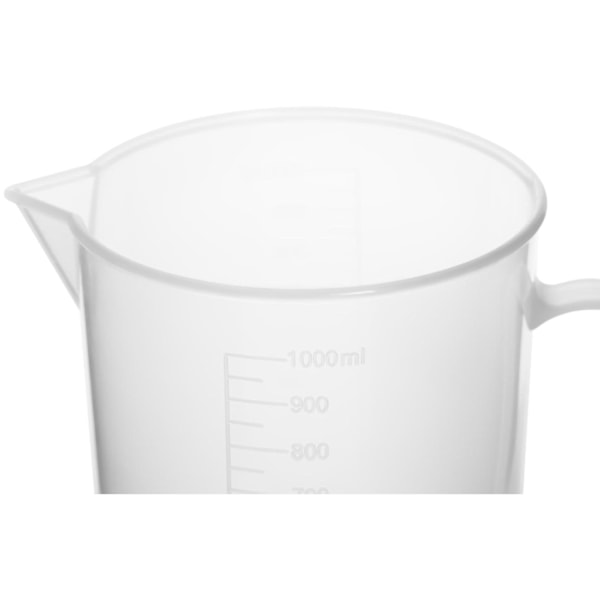 Muovinen laboratoriolasi 1000 ml asteikolla - 10 kpl.