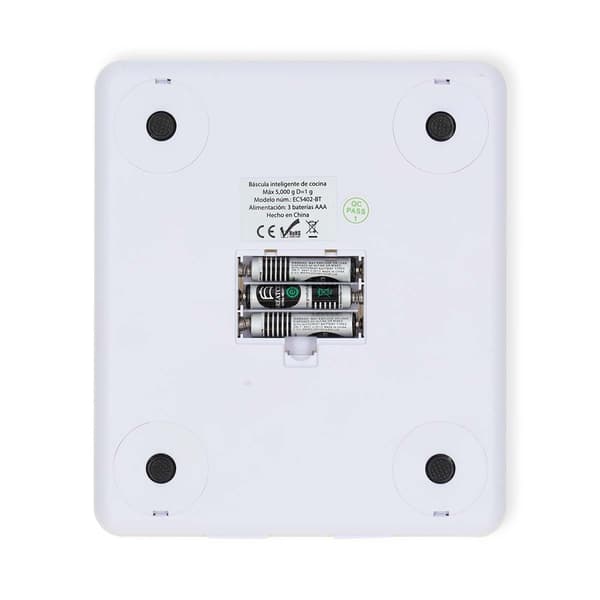 SmartLife köksvåg | Bluetooth® | Glas / Plast | Vit