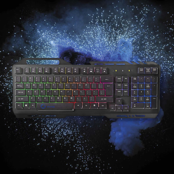 Wired Gaming Keyboard | USB 2.0 | Membrane Nøgler | LED | US int