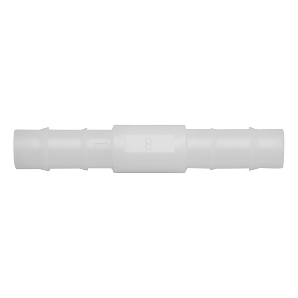 Vandslangetilslutning lige 8mm pr stk